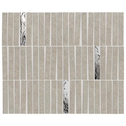 Boost Mineral Pearl Mosaico Domino Lux 35x29,2 - Gres Porcellanato di Atlas Concorde - Prezzo solo €106.40! Compra ora su CEGO CERAMICHE