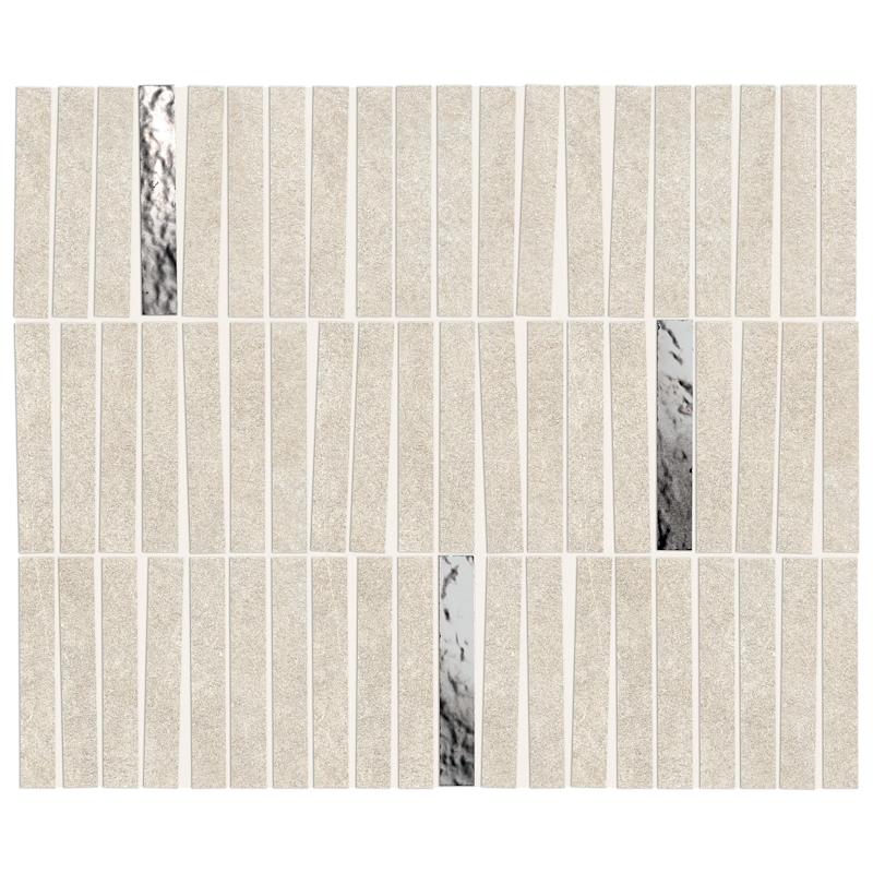 Boost Mineral White Mosaico Domino Lux 35x29,2 - Gres Porcellanato di Atlas Concorde - Prezzo solo €106.40! Compra ora su CEGO CERAMICHE