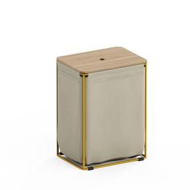 Capannoli sgabello/portabiancheria rettangolare DN190R