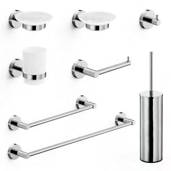 Capannoli Hoop set accessori bagno 8 pezzi HP100/8