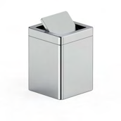 Capannoli cestino quadrato con coperchio basculan. N16B
