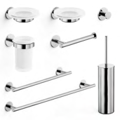 Capannoli Pratica set accessori bagno 8 pezzi PR1/8A