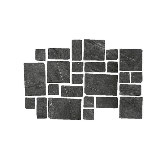 Cardoso Antracite Mosaico Palladiana 30x30 Naturale - Gres Porcellanato di Coem Ceramiche - Prezzo solo €36! Compra ora su CEGO CERAMICHE