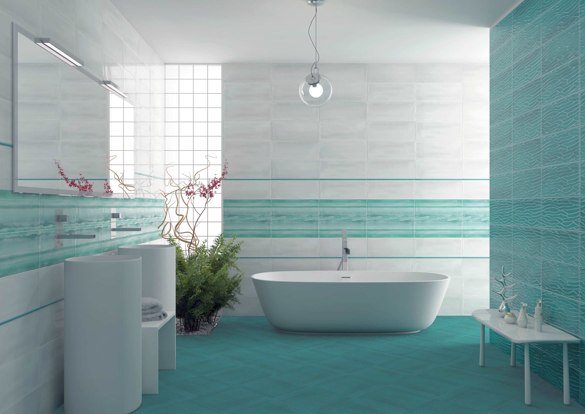 Caribe Flow Emerald 20x50 - Pasta Bianca di Paul Ceramiche - Prezzo solo €40.17! Compra ora su CEGO CERAMICHE