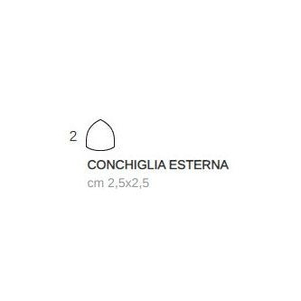CESI Matt Malva Conchiglia Esterna 2,5x2,5