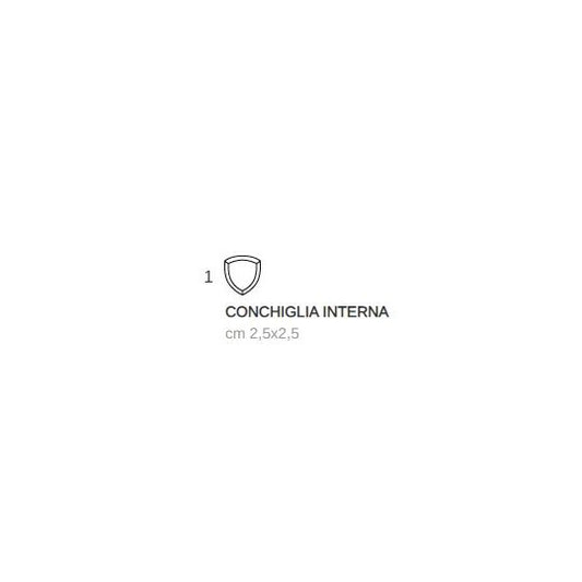 CESI Matt Avocado Conchiglia Interna 2,5x2,5
