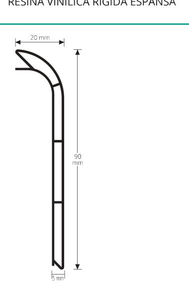 Coverskirting Round Progress Profiles - disegno tecnico