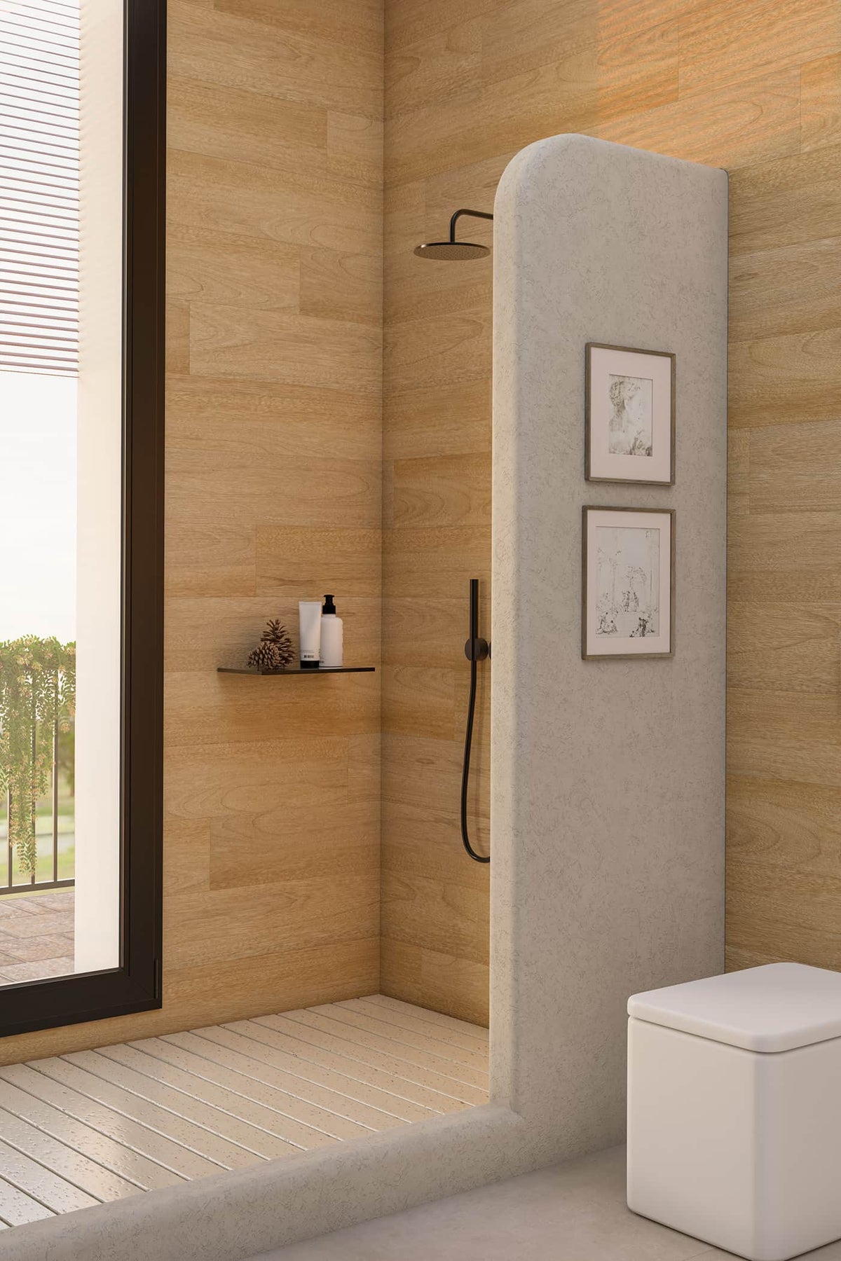 Clap Go Sequoia Doga Wall 1226x130x3 mm - Déco, immagine 2