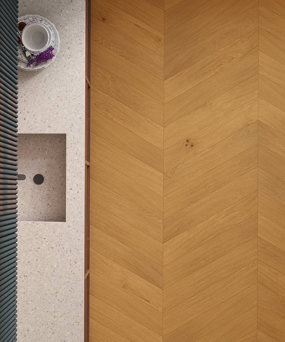 Clap Real Robu Spina ungherese 680x127x7 mm - Déco, immagine 2