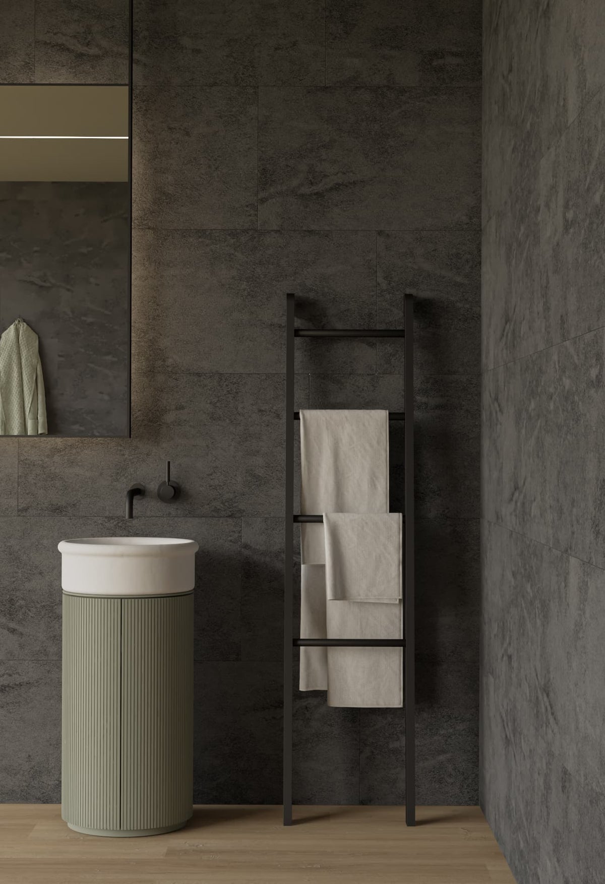 Clap Tiles Geria Piastrella Wall 940x465x5 mm - Déco, immagine 2