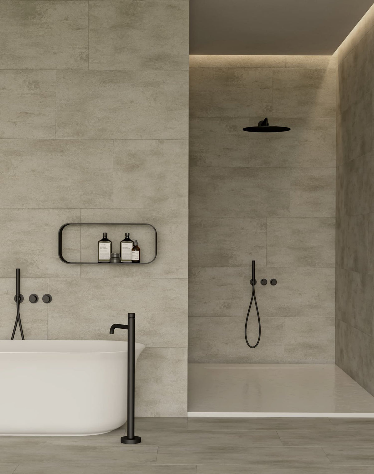 Clap Tiles Kun Piastrella Wall 940x465x5 mm - Déco, immagine 2