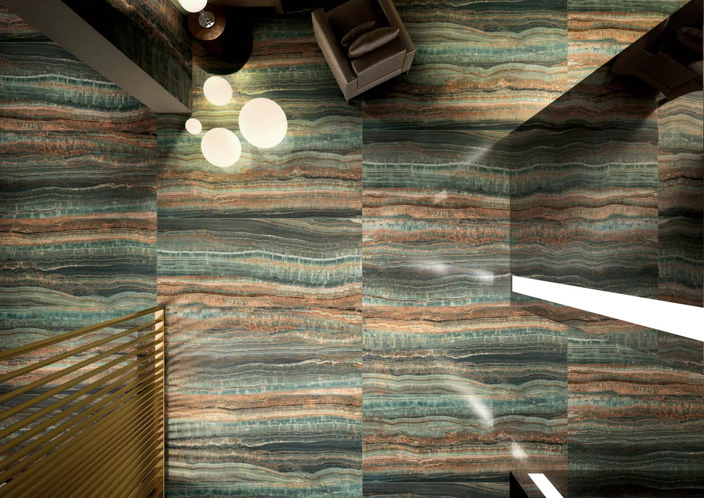 Eccentric Luxe Mint 80x180 Glossy - Gres Porcellanato di Florim - Prezzo solo €188! Compra ora su CEGO CERAMICHE