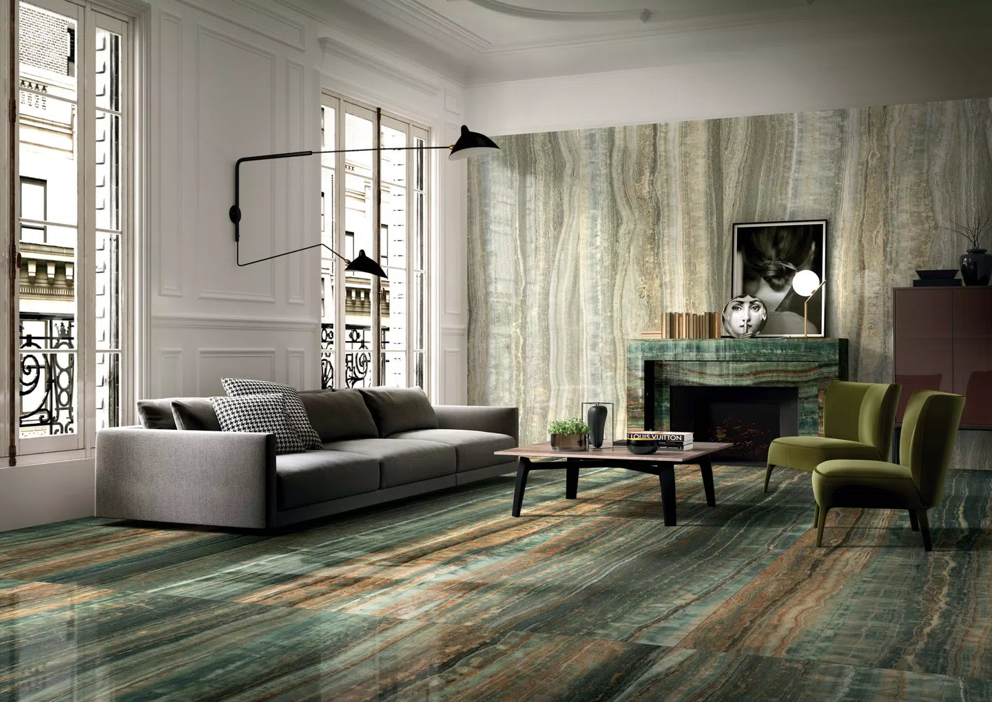 Eccentric Luxe Sage 60x120 Glossy - Gres Porcellanato di Florim - Prezzo solo €90! Compra ora su CEGO CERAMICHE