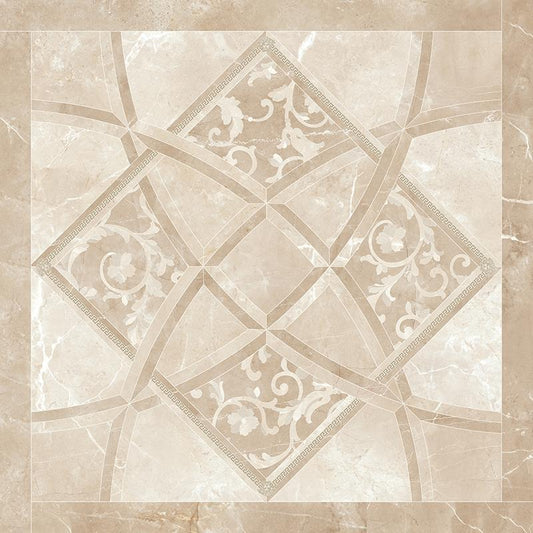 Versace Emote Intarsio Crema Marfil 78x78 Lux