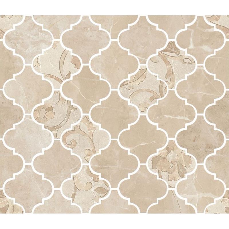 Versace Emote Mosaico Arabescato Crema Marfil 35x35 Lux