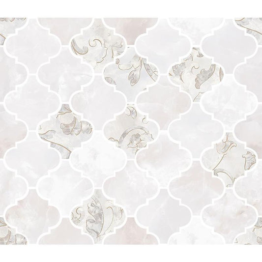 Versace Emote Mosaico Arabescato Onice Bianco 35x35 Lux