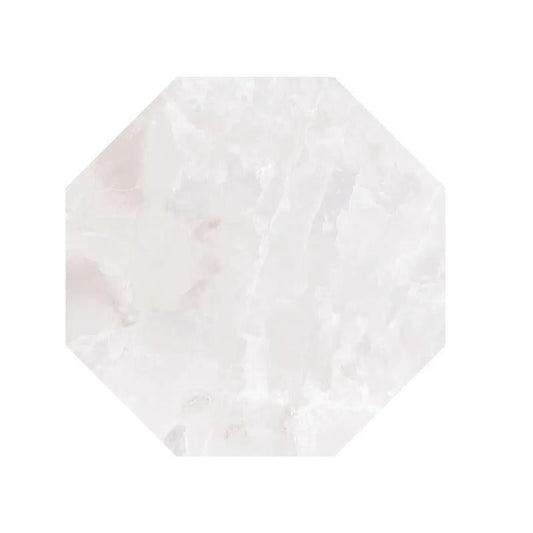 Versace Emote Mosaico Ottagono Onice Bianco 39x39 Lux