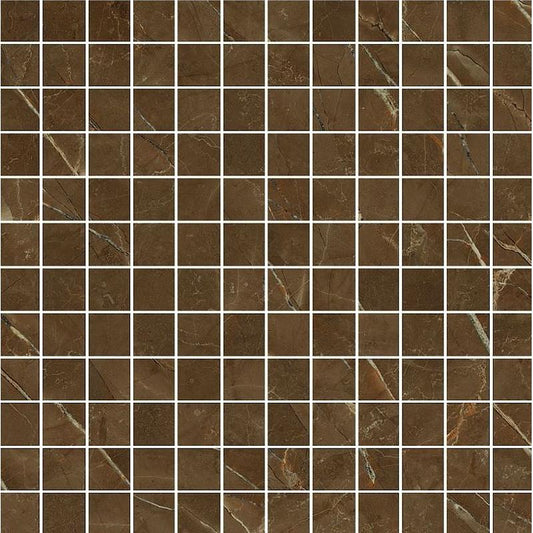 Versace Emote Mosaico T144 Pulpis Marrone 35x35 Lux