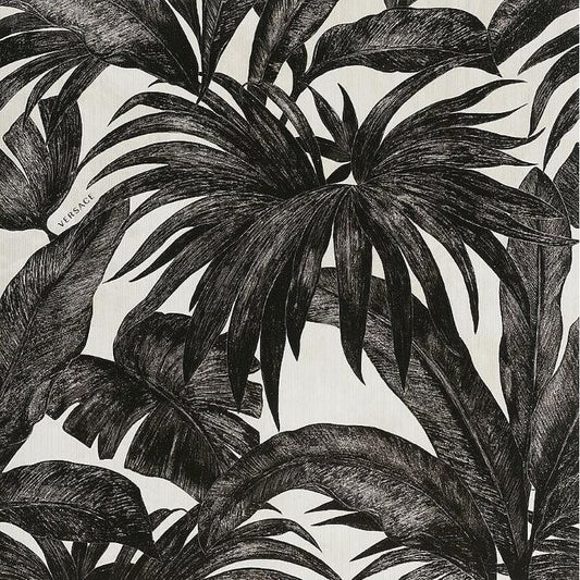 Versace Emote Palme A Bainco/Nero 78x78 Lux