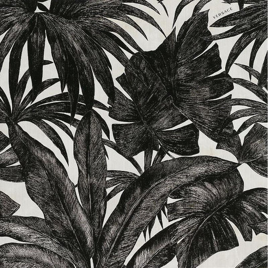 Versace Emote Palme B Bainco/Nero 78x78 Lux