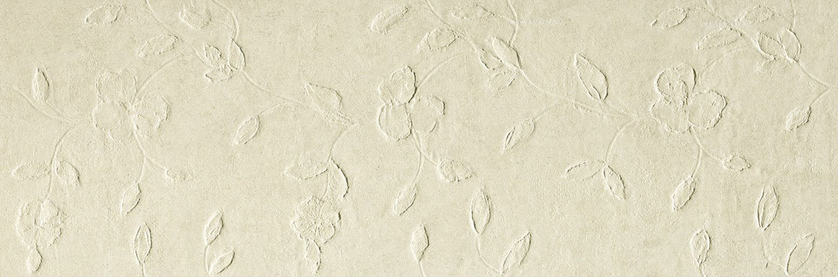 FAP Lumina Stone Flower Beige 30.5x91.5 3D Matt