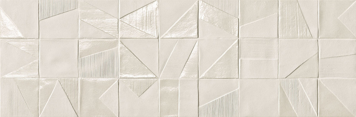 FAP Mat&More Domino White 25x75 3D Matt