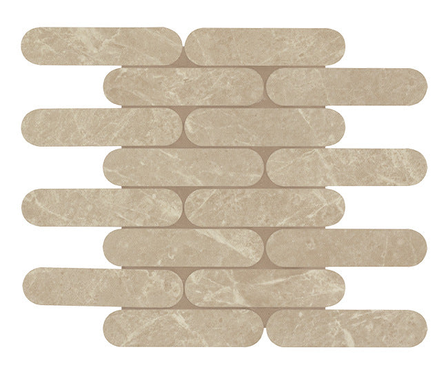 FAP Oltre Il Marmo Crema Curve Mosaico 29x29.5 Brillante