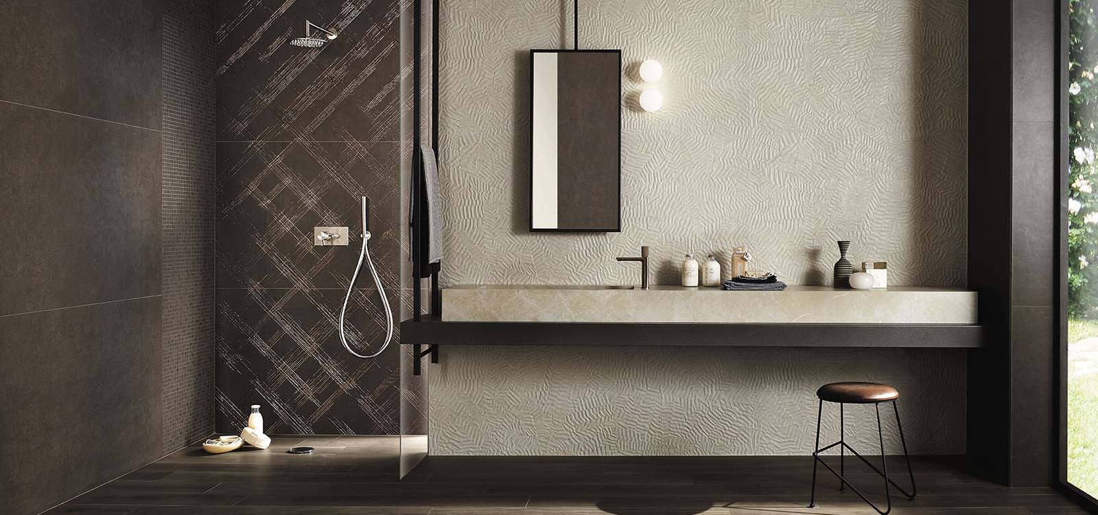 Bloom Metal Brown Gold Inserto 80x160 - Pasta Bianca di Fap Ceramiche - Prezzo solo €340! Compra ora su CEGO CERAMICHE