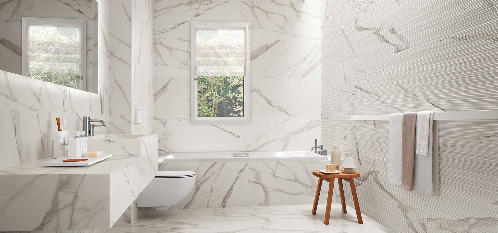 Roma Statuario 25x75 matt - Pasta Bianca di Fap Ceramiche - Prezzo solo €40! Compra ora su CEGO CERAMICHE