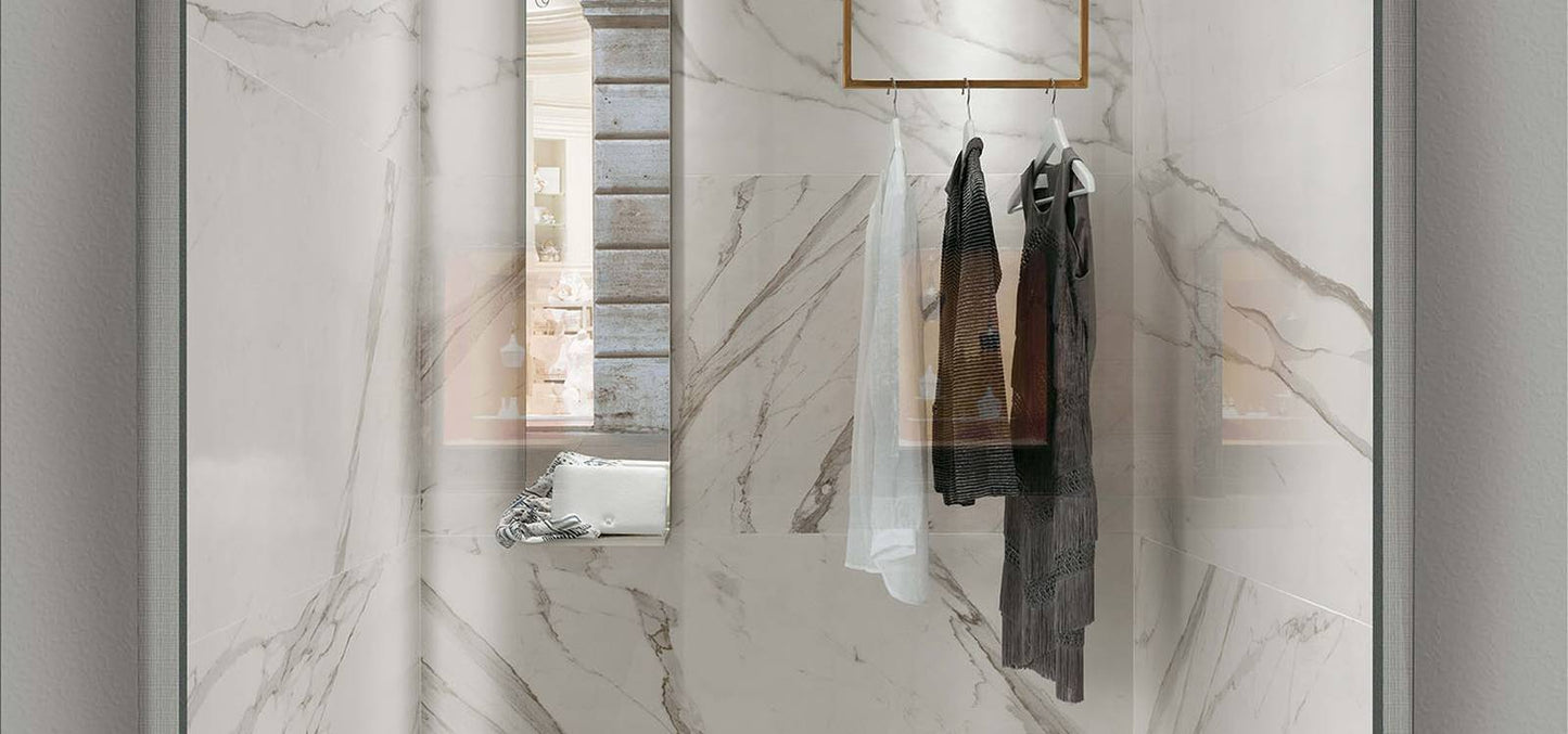 Roma Statuario 30x60 matt R9 - Gres Porcellanato di Fap Ceramiche - Prezzo solo €52.04! Compra ora su CEGO CERAMICHE