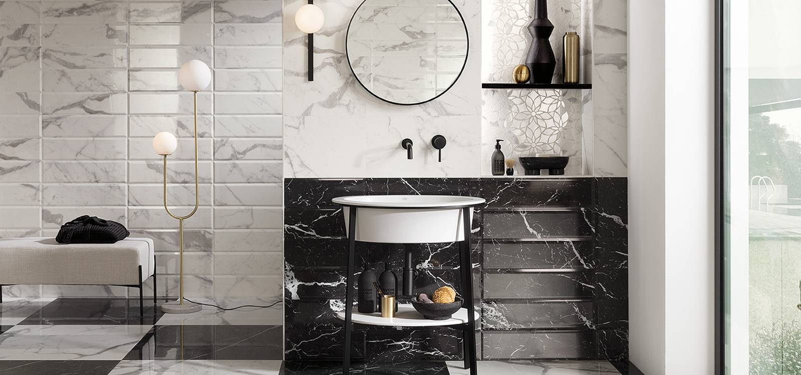 Roma Gold Carrara Superiore 60x120 brillante - Gres Porcellanato di Fap Ceramiche - Prezzo solo €73! Compra ora su CEGO CERAMICHE