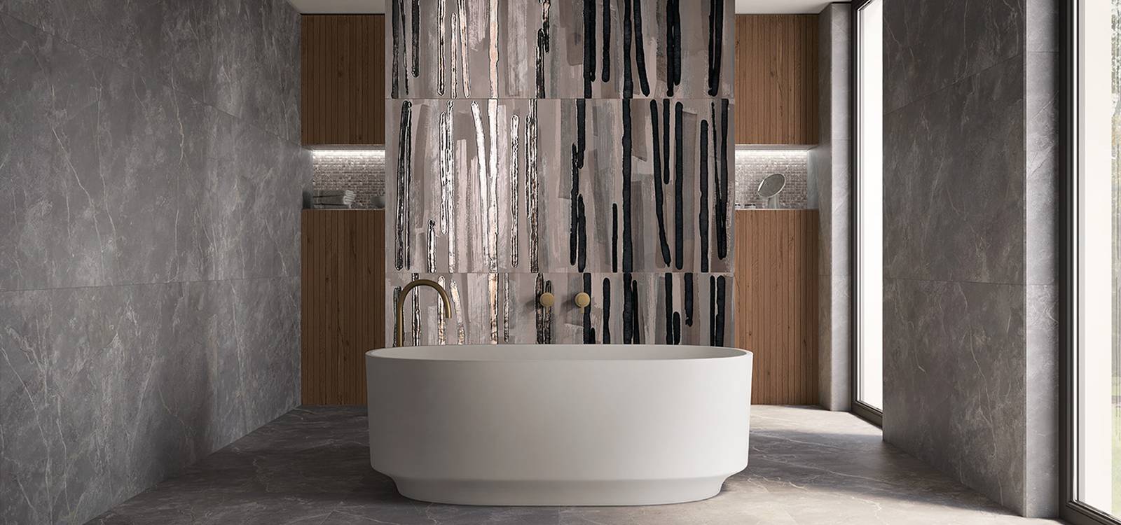 Roma Stone Pietra Grey 80x80 Satin - Gres Porcellanato di Fap Ceramiche - Prezzo solo €43.50! Compra ora su CEGO CERAMICHE