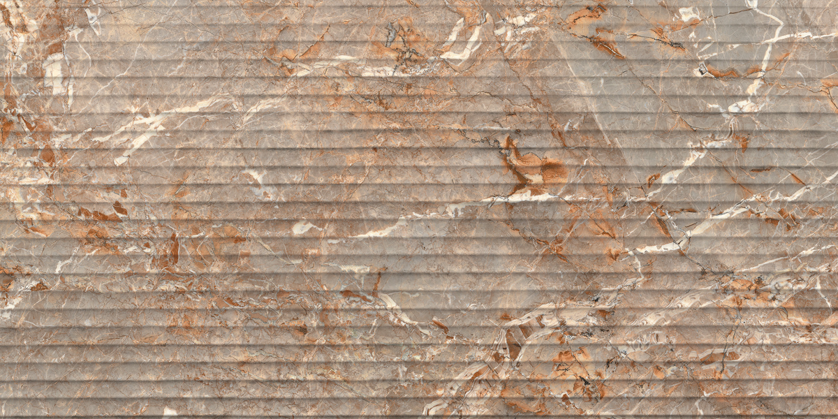 Florim Glam Luxe Coral Reef 60x120 9mm Canneté - Groove - texture ufficiale Florim, faccia 1 - SKU 794020