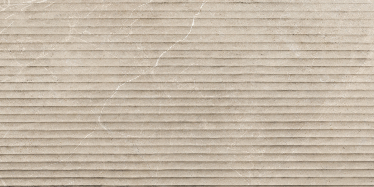 Florim Glam Luxe Muted Sand 60x120 9mm Canneté - Groove - texture ufficiale Florim, faccia 1 - SKU 794017
