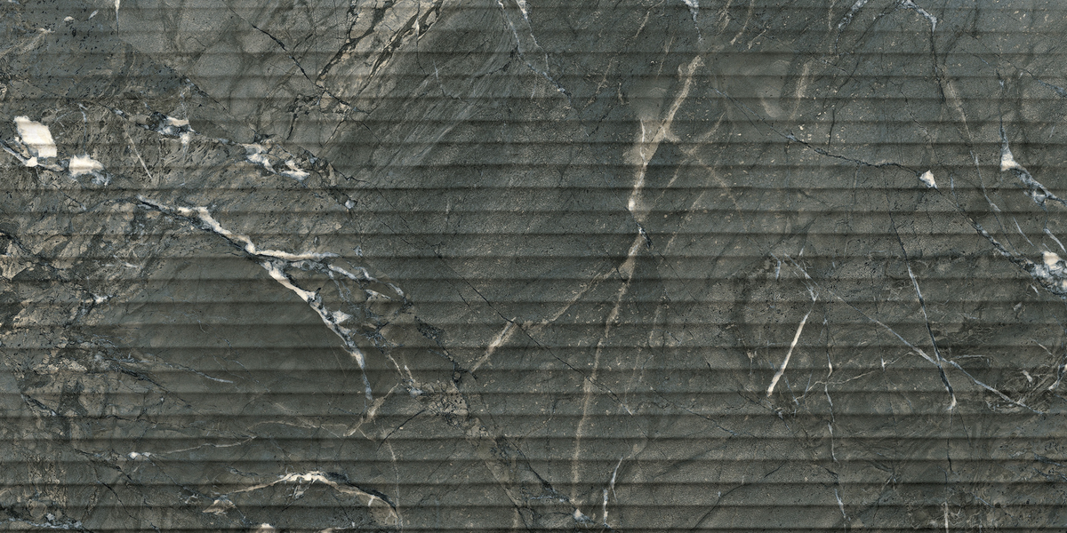 Florim Glam Luxe Persian Greige 60x120 9mm Canneté - Groove - texture ufficiale Florim, faccia 1 - SKU 794014