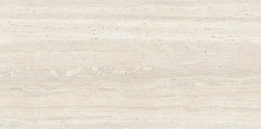 Gardenia&Ariana Dorica Decoro Travertino Ivory Wave Decorato Rettificato 8,5mm 60x120