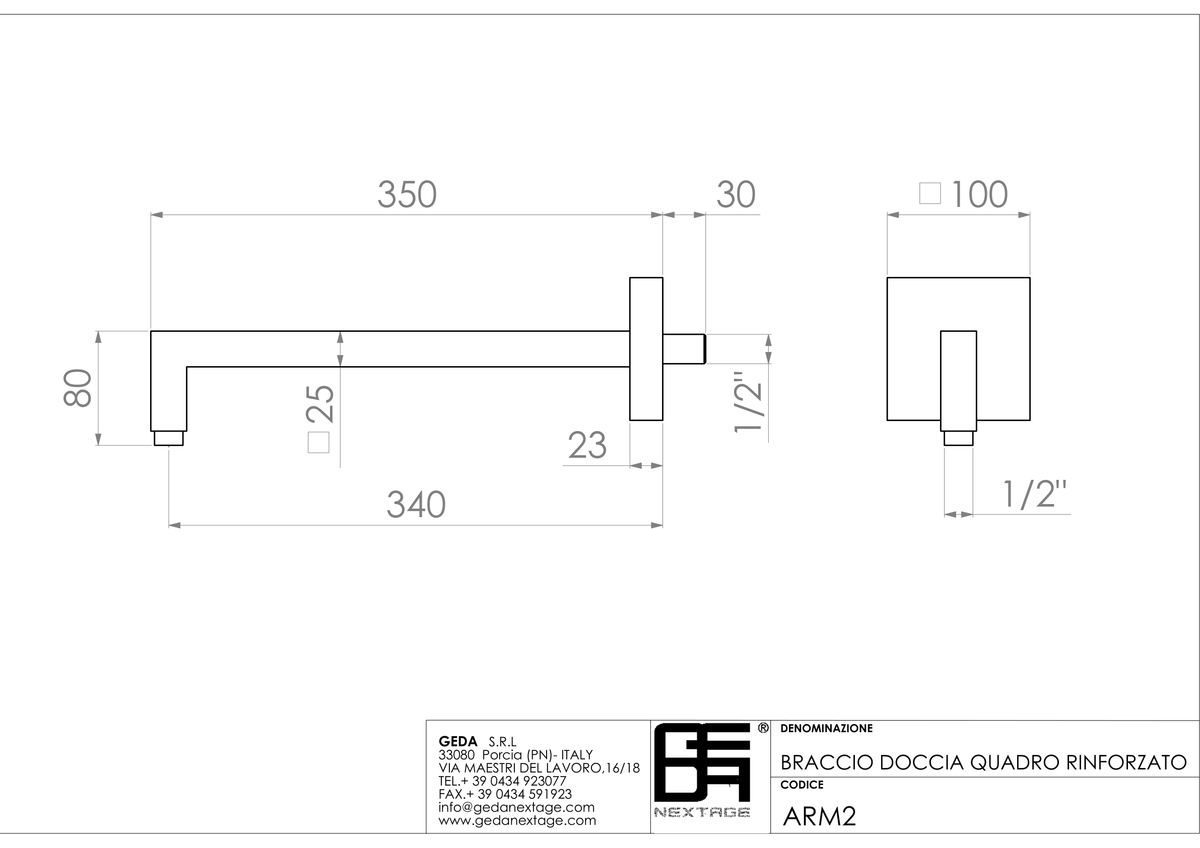 Geda ARM2 - scheda tecnica
