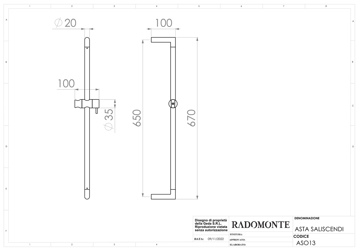 Geda ASO13 - scheda tecnica