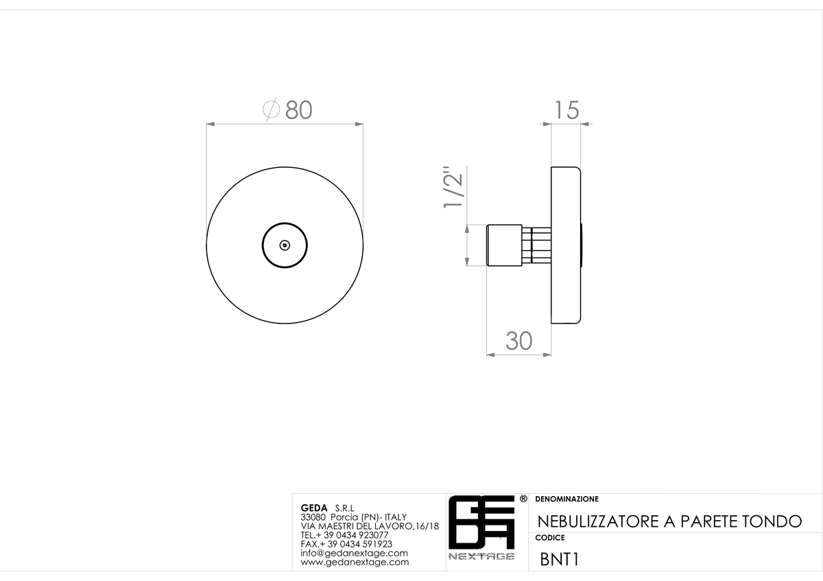 Geda BNT1 - scheda tecnica