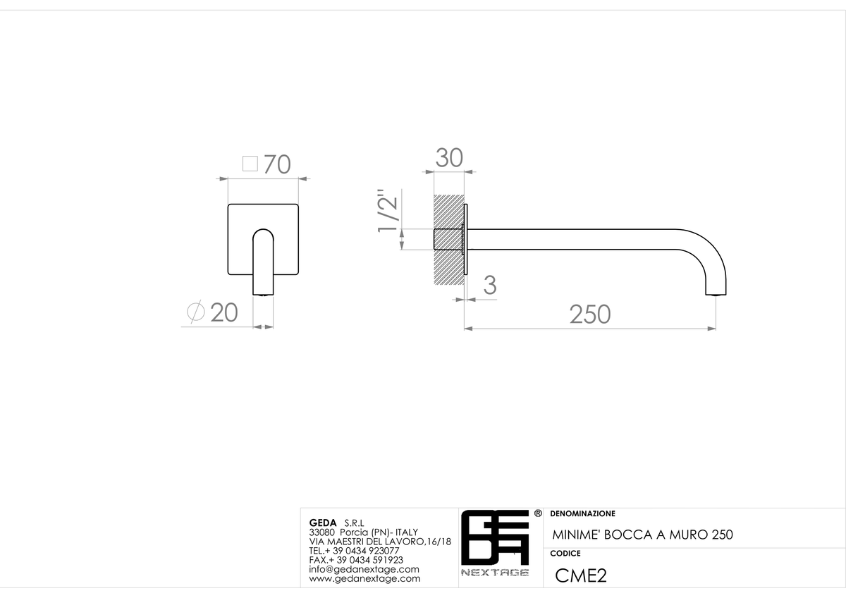 Geda CME2 - scheda tecnica