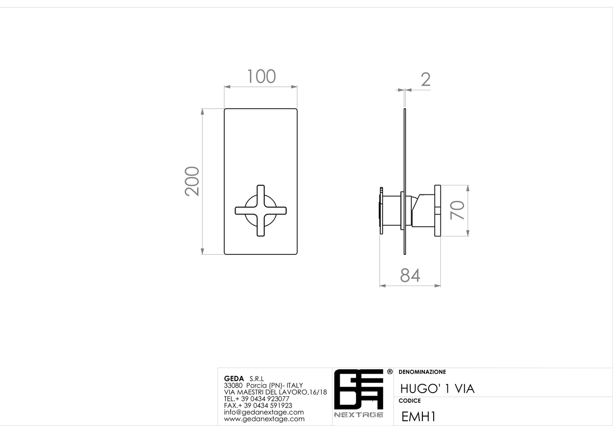 Geda EMH1 - scheda tecnica