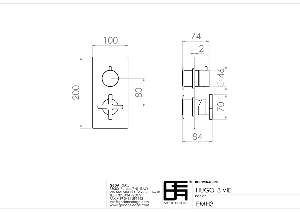 Geda EMH3 - scheda tecnica