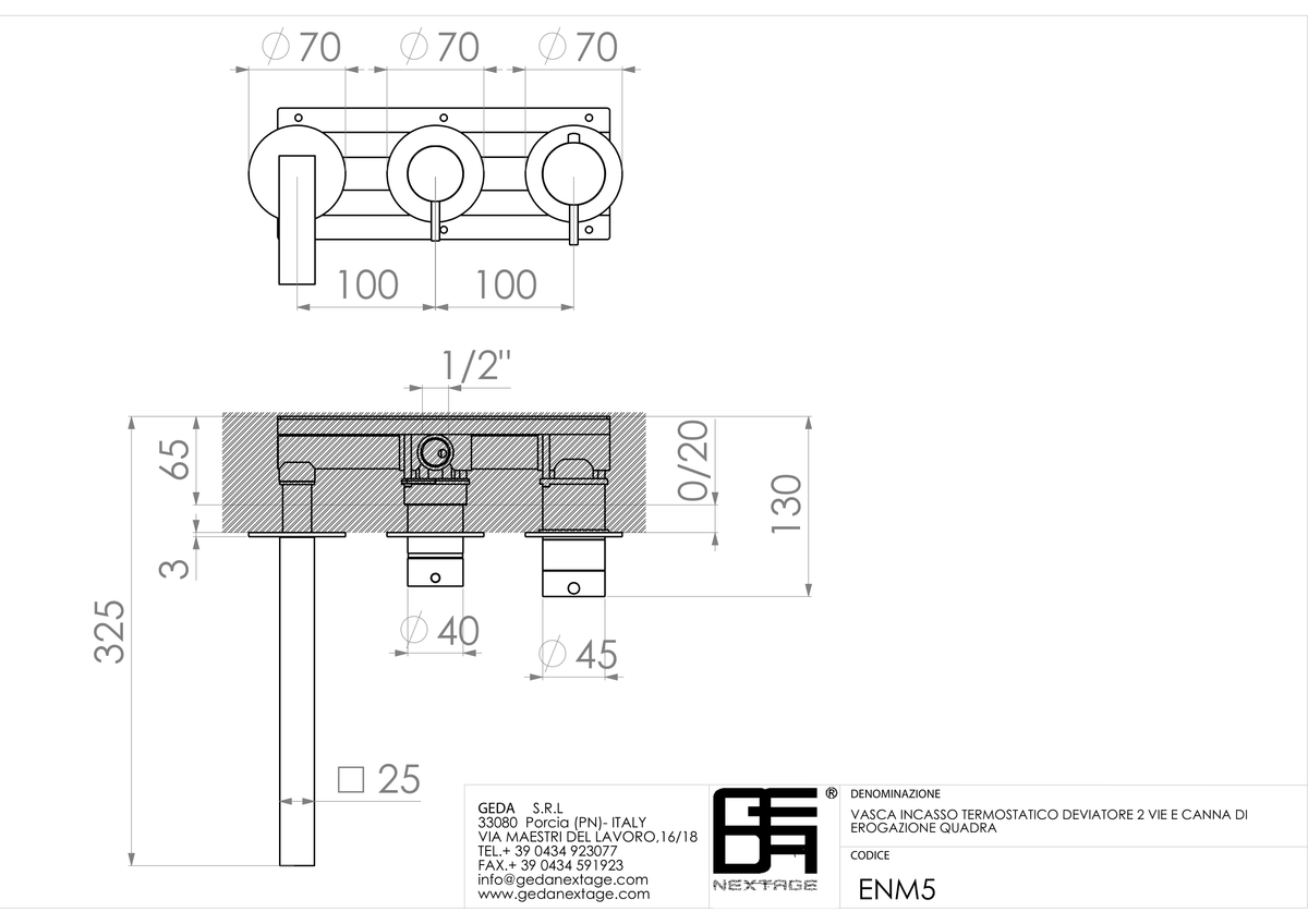 Geda ENM5 - scheda tecnica