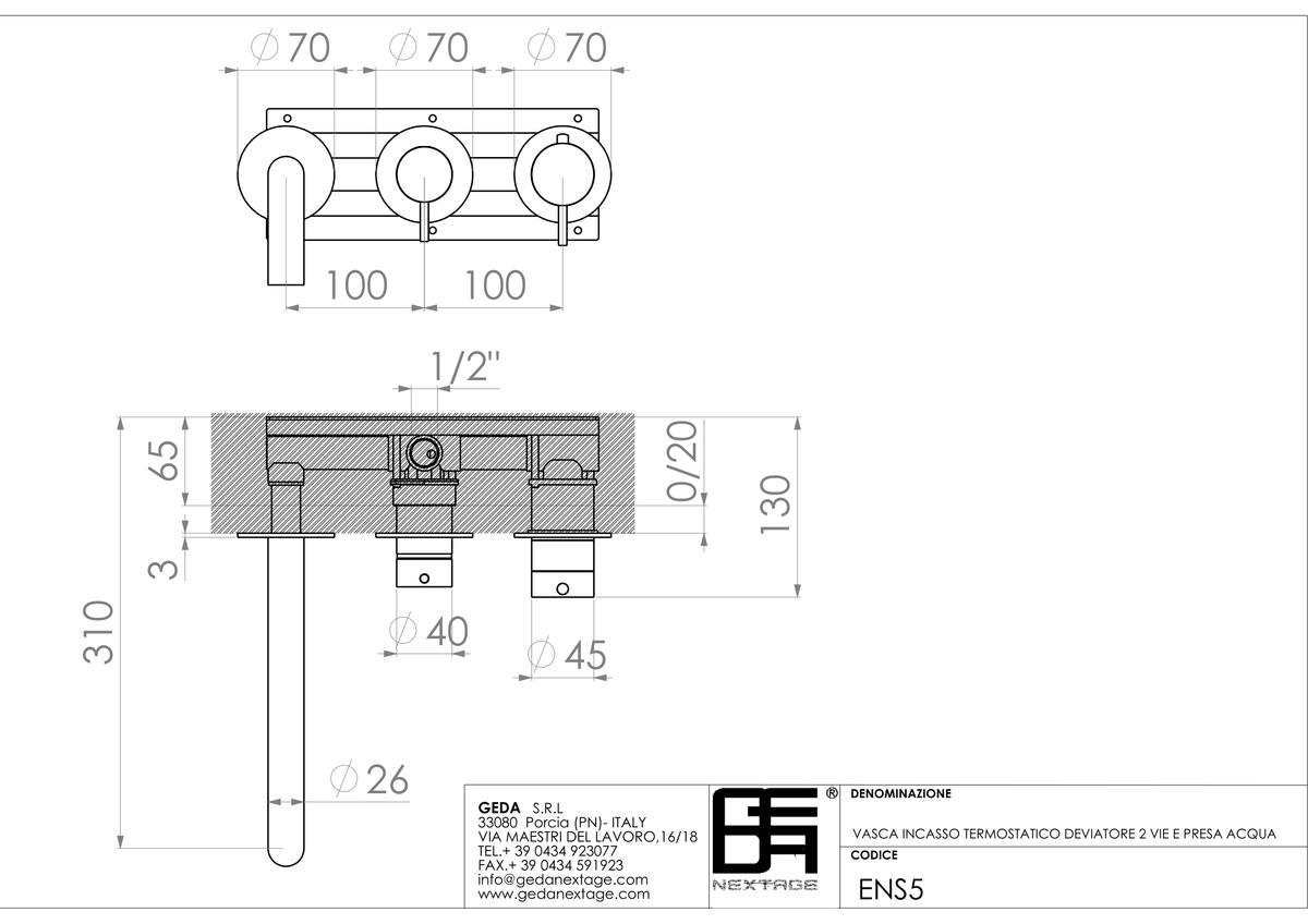 Geda ENS5 - scheda tecnica