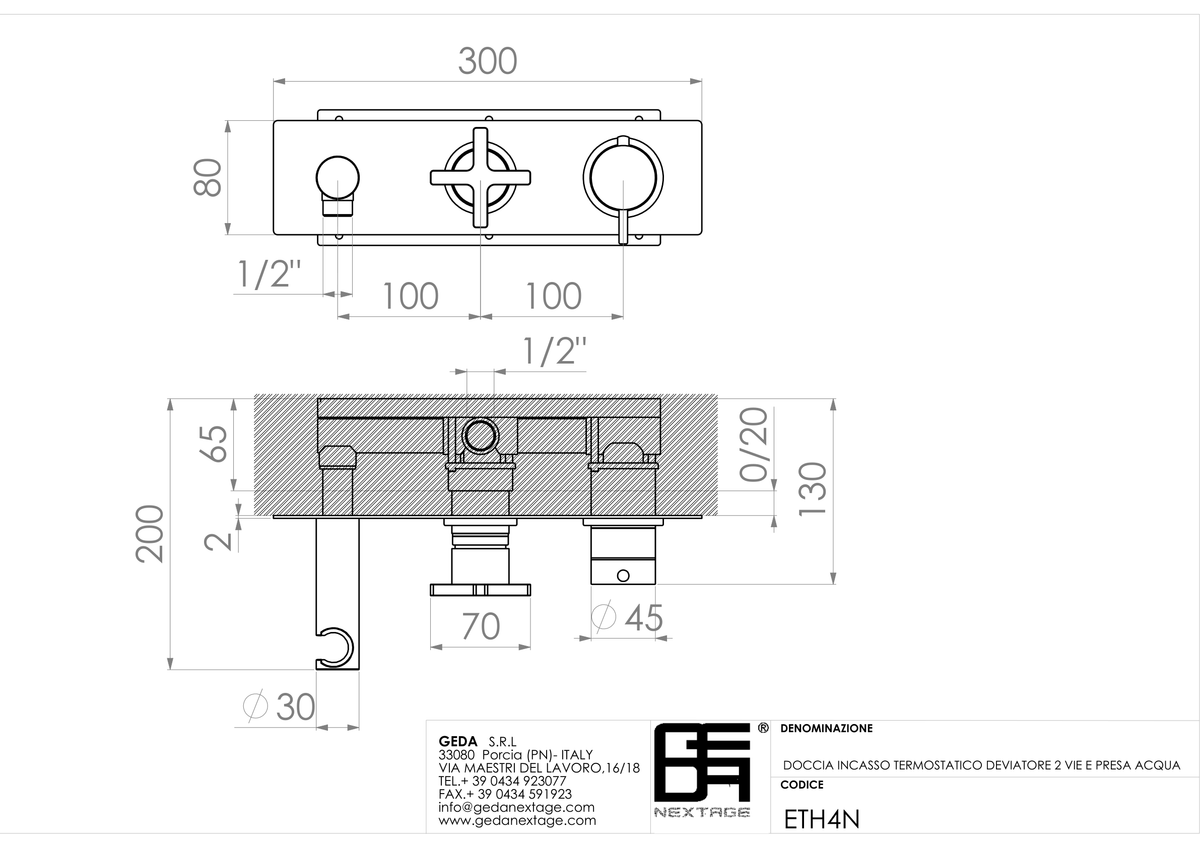 Geda ETH4N - scheda tecnica
