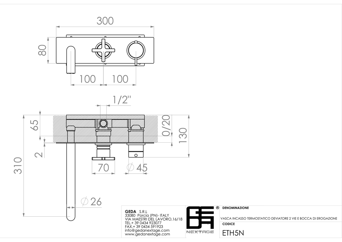 Geda ETH5N - scheda tecnica