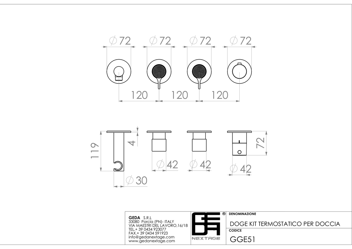 Geda GGE51 - scheda tecnica