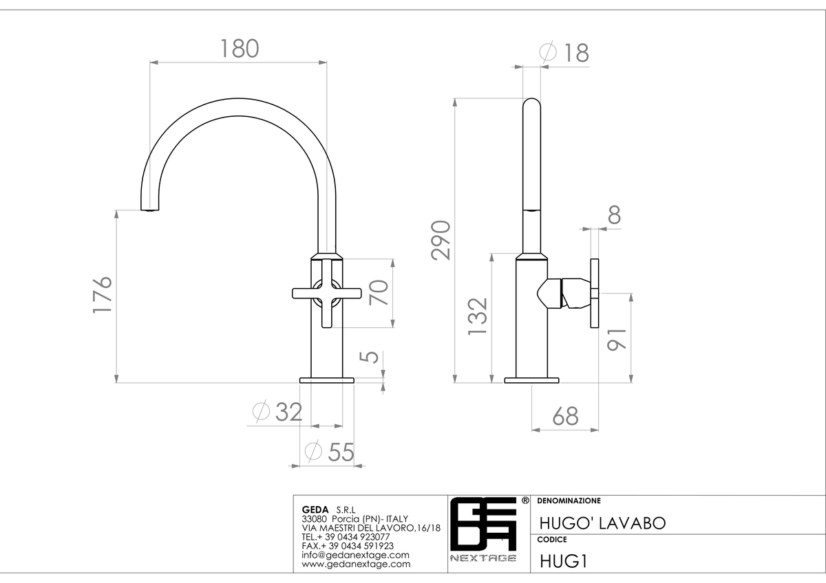 Geda HUG1 - scheda tecnica