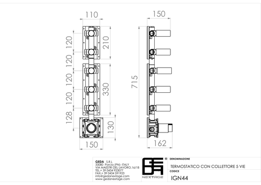 Geda IGN44 - scheda tecnica