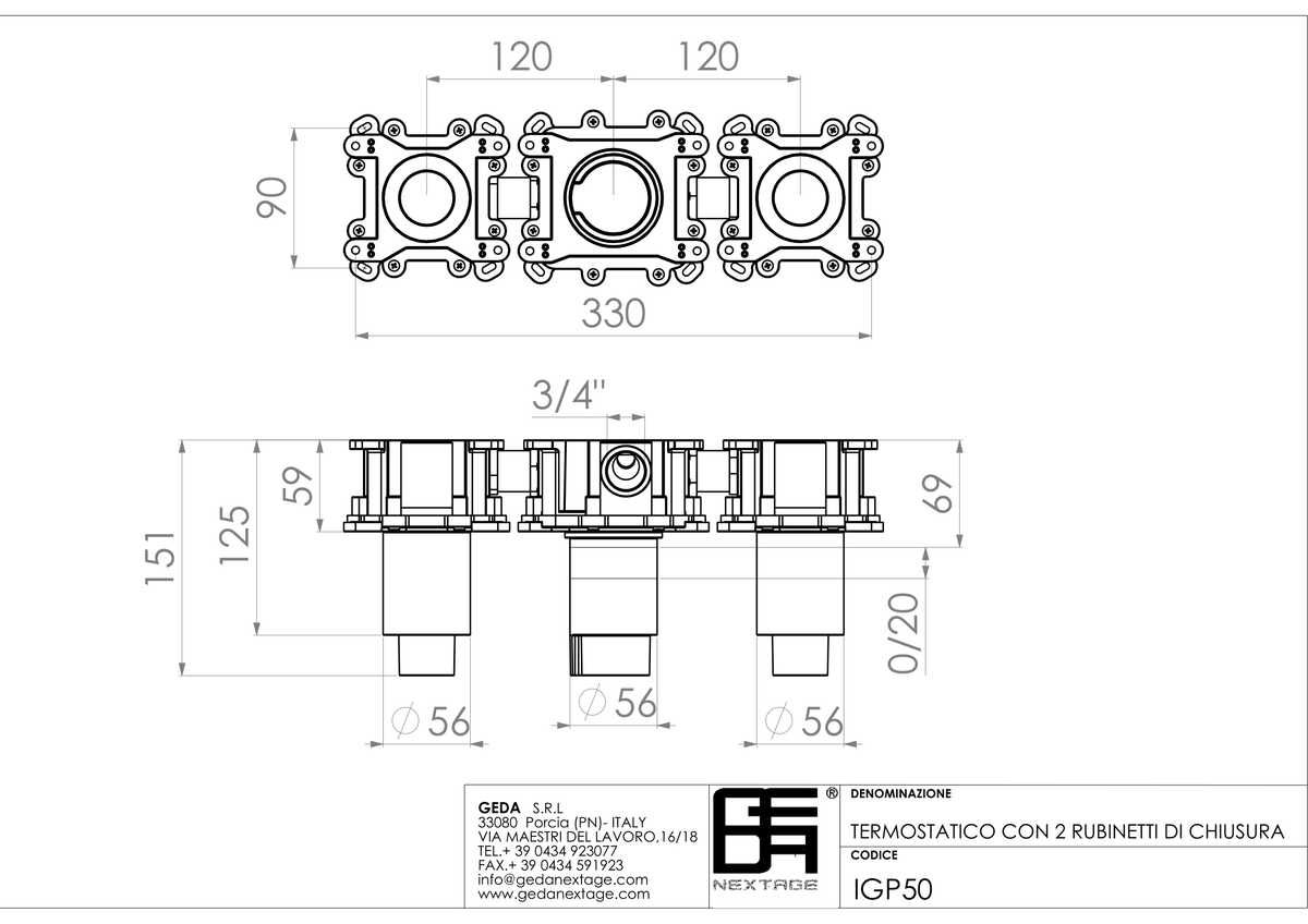 Geda IGP50 - scheda tecnica